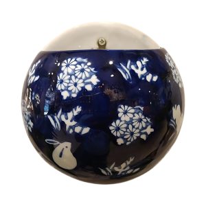 Handcrafted Blue Pottery Wall Hanging – Timeless Elegance for Your Walls
