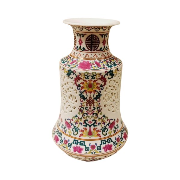 Handcrafted Blue Pottery Flower Vase – Timeless Elegance in Every Curve