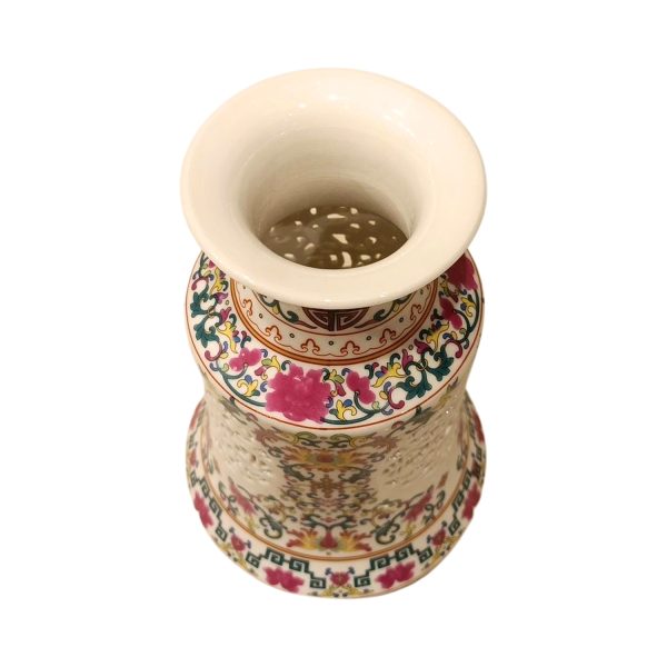 Handcrafted Blue Pottery Flower Vase – Timeless Elegance in Every Curve - Image 3