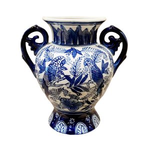 Handcrafted Blue Pottery Wall Hanging – Timeless Elegance for Your Walls