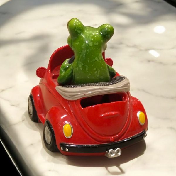 Frog on Red Car-1416 - Image 4
