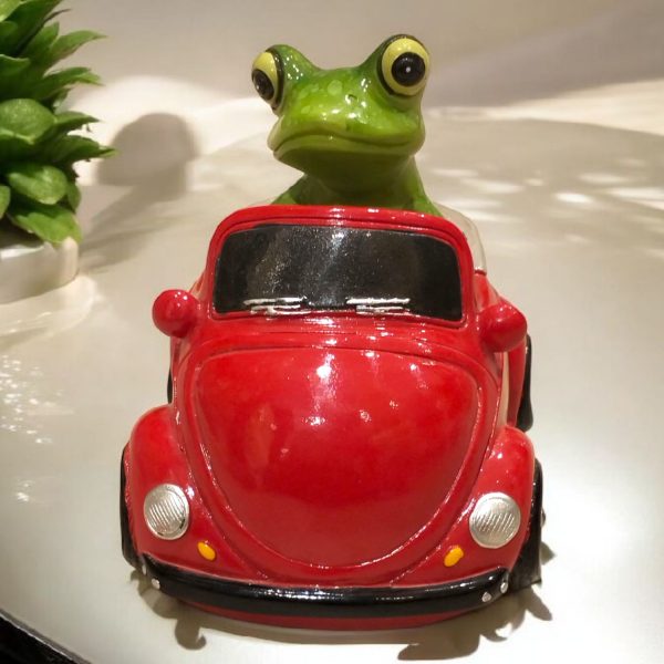 Frog on Red Car-1416 - Image 3