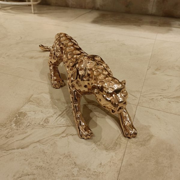 Golden Jaguar Decorative Figurine – Luxury Home & Office Decor - Image 3