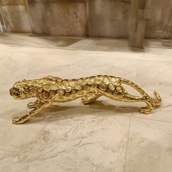 Golden Jaguar Decorative Figurine – Luxury Home & Office Decor - Image 2