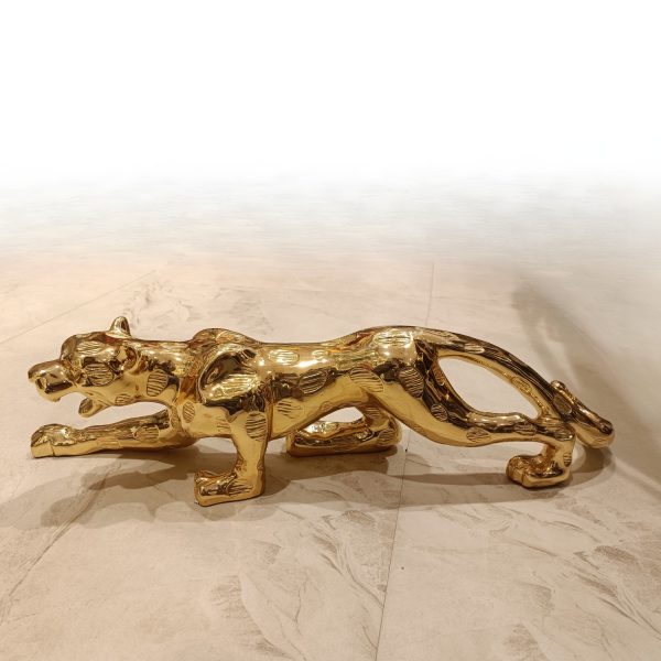 Golden Jaguar Decorative Figurine – Luxury Home & Office Decor - Image 2