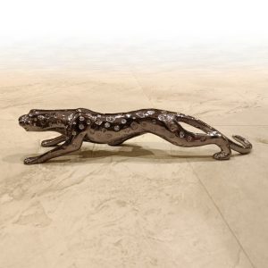 Jaguar Decorative Figurine – Luxury Home & Office Decor (Black)
