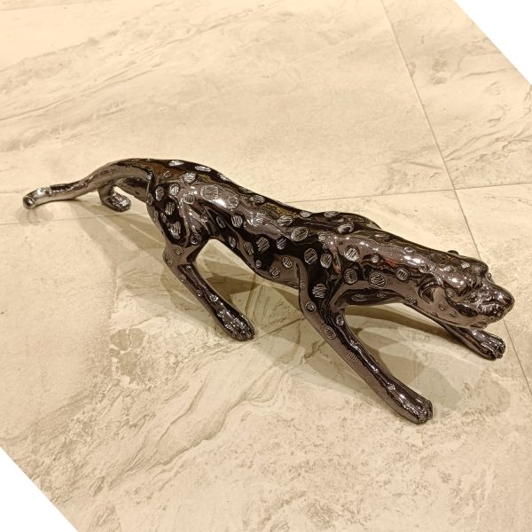 Jaguar Decorative Figurine – Luxury Home & Office Decor (Black) - Image 2