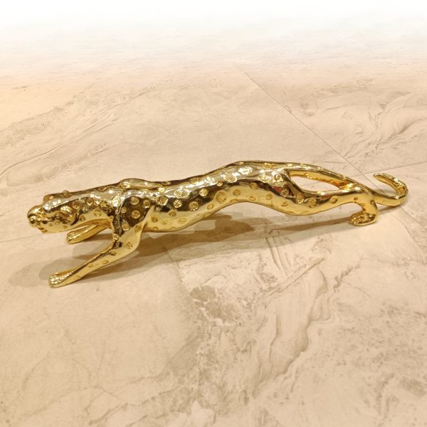 Golden Jaguar Decorative Figurine – Luxury Home & Office Decor - Image 2