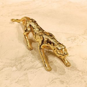 Golden Jaguar Decorative Figurine – Luxury Home & Office Decor