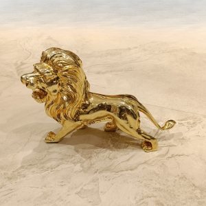 Golden Lion Decorative Figurine – Luxury Home & Office Decor